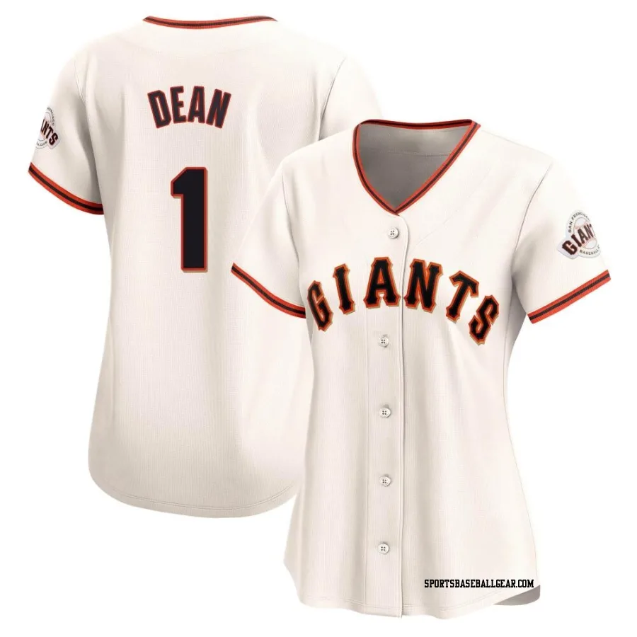 Austin Dean Women's San Francisco Giants Cream Limited Home Jersey