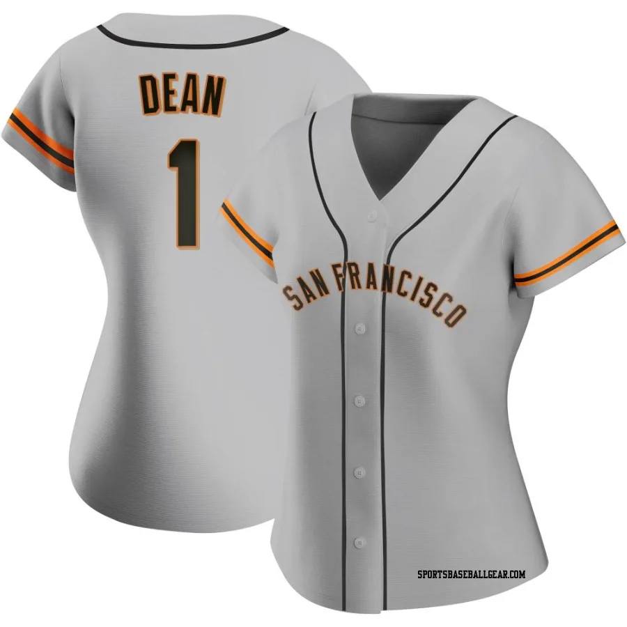 Austin Dean Women's San Francisco Giants Gray Replica Road Jersey