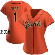 Austin Dean Women's San Francisco Giants Orange Authentic Alternate Jersey