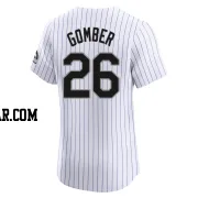 Austin Gomber Men's Colorado Rockies White Elite Home Jersey