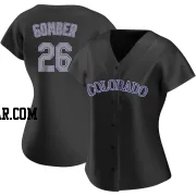 Austin Gomber Women's Colorado Rockies Black Authentic Alternate Jersey