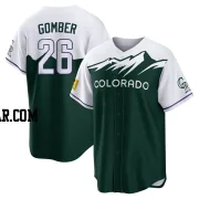 Austin Gomber Youth Colorado Rockies Green Replica 2022 City Connect Jersey