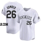 Austin Gomber Youth Colorado Rockies White Limited Home Jersey