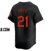 Austin Hays Men's Baltimore Orioles Black Limited Alternate Jersey