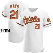 Austin Hays Men's Baltimore Orioles White Authentic Home Jersey