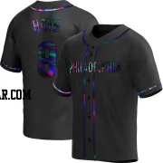 Austin Hays Men's Philadelphia Phillies Black Holographic Replica Alternate Jersey