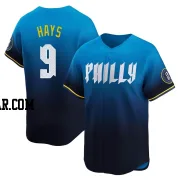 Austin Hays Men's Philadelphia Phillies Blue Limited 2024 City Connect Jersey