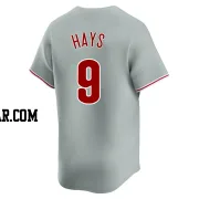 Austin Hays Men's Philadelphia Phillies Gray Limited Away Jersey