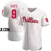 Austin Hays Men's Philadelphia Phillies White Authentic Home Jersey