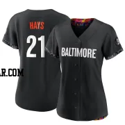 Austin Hays Women's Baltimore Orioles Black Authentic 2023 City Connect Jersey