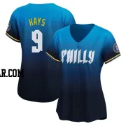 Austin Hays Women's Philadelphia Phillies Blue Limited 2024 City Connect Jersey