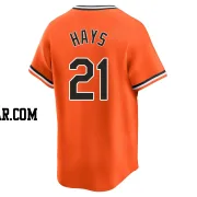 Austin Hays Youth Baltimore Orioles Orange Limited Cooperstown Collection Jersey