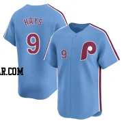 Austin Hays Youth Philadelphia Phillies Light Blue Limited Alternate Jersey