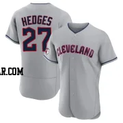 Austin Hedges Men's Cleveland Guardians Gray Authentic Road Jersey