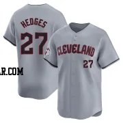 Austin Hedges Men's Cleveland Guardians Gray Limited Road Jersey