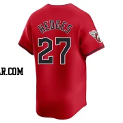 Austin Hedges Men's Cleveland Guardians Red Limited Alternate Jersey