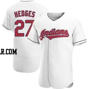 Austin Hedges Men's Cleveland Guardians White Authentic Home Jersey