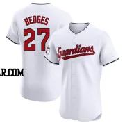 Austin Hedges Men's Cleveland Guardians White Elite Home Jersey