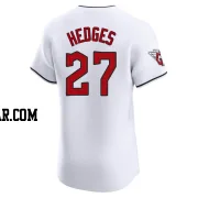 Austin Hedges Men's Cleveland Guardians White Elite Home Jersey