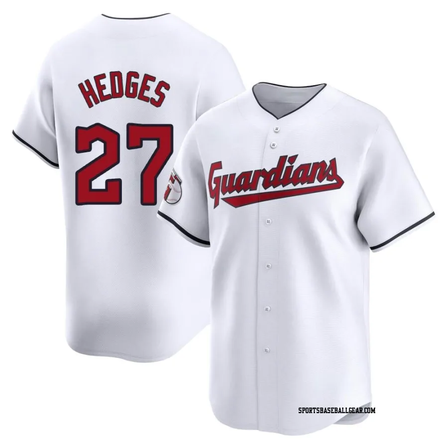 Austin Hedges Men's Cleveland Guardians White Limited Home Jersey