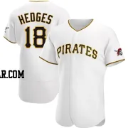 Austin Hedges Men's Pittsburgh Pirates White Authentic Home Jersey