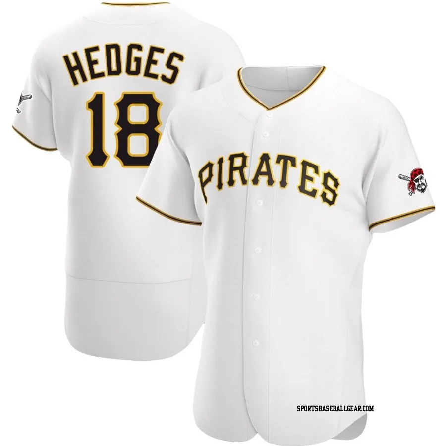 Austin Hedges Men's Pittsburgh Pirates White Authentic Home Jersey