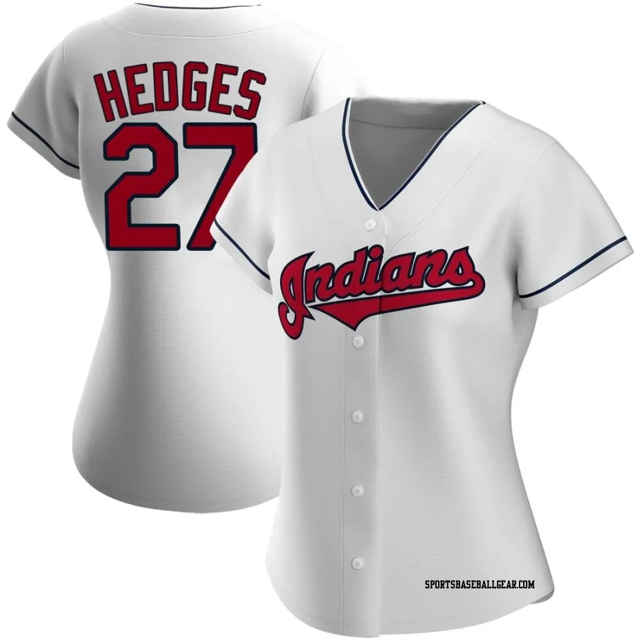 Austin Hedges Women's Cleveland Guardians White Replica Home Jersey