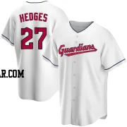 Austin Hedges Youth Cleveland Guardians White Replica Home Jersey