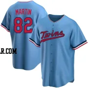 Austin Martin Men's Minnesota Twins Light Blue Replica Alternate Jersey