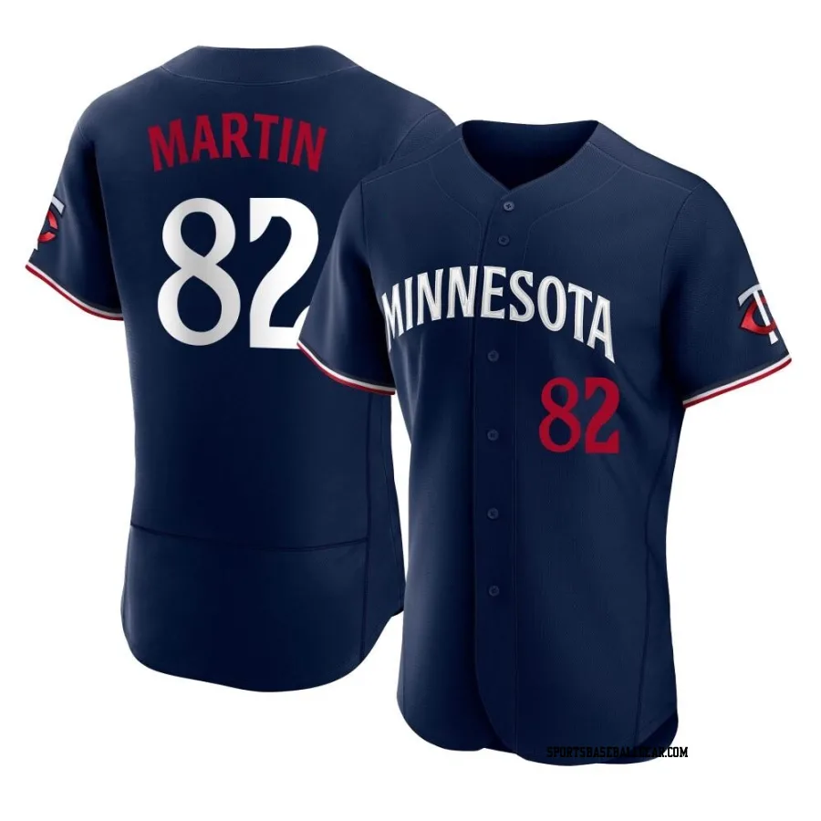 Austin Martin Men's Minnesota Twins Navy Authentic Alternate Jersey