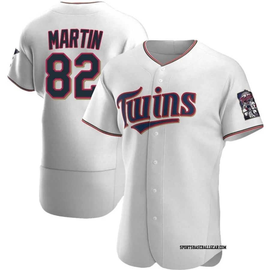 Austin Martin Men's Minnesota Twins White Authentic Home Jersey