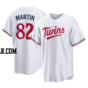 Austin Martin Men's Minnesota Twins White Replica Home Jersey