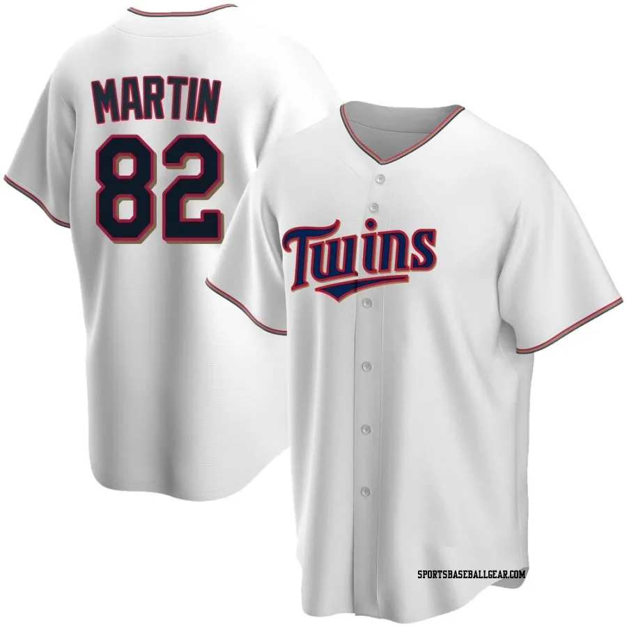 Austin Martin Men's Minnesota Twins White Replica Home Jersey