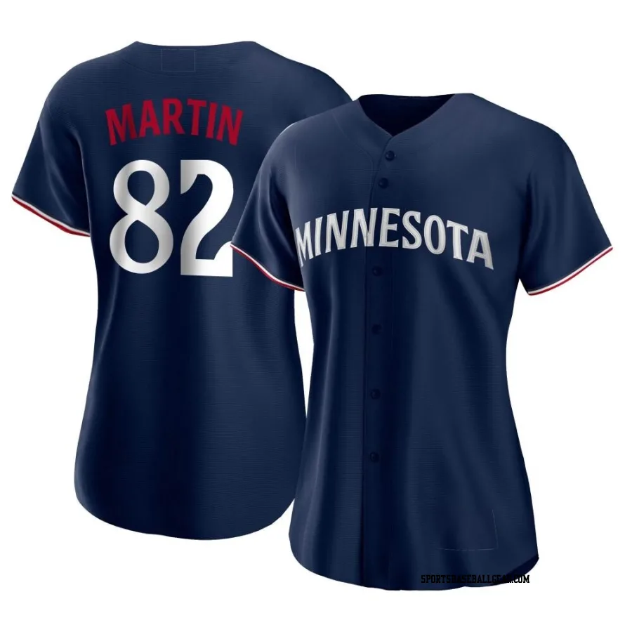 Austin Martin Women's Minnesota Twins Navy Authentic Alternate Jersey