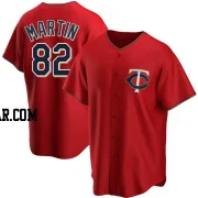 Austin Martin Youth Minnesota Twins Red Replica Alternate Jersey