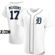 Austin Meadows Men's Detroit Tigers White Authentic Home Jersey