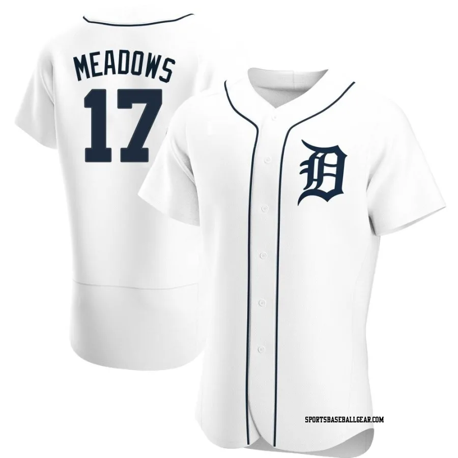 Austin Meadows Men's Detroit Tigers White Authentic Home Jersey