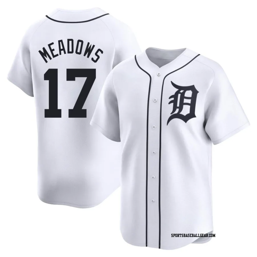 Austin Meadows Men's Detroit Tigers White Limited Home Jersey