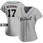 Austin Meadows Women's Detroit Tigers Gray Authentic Road Jersey