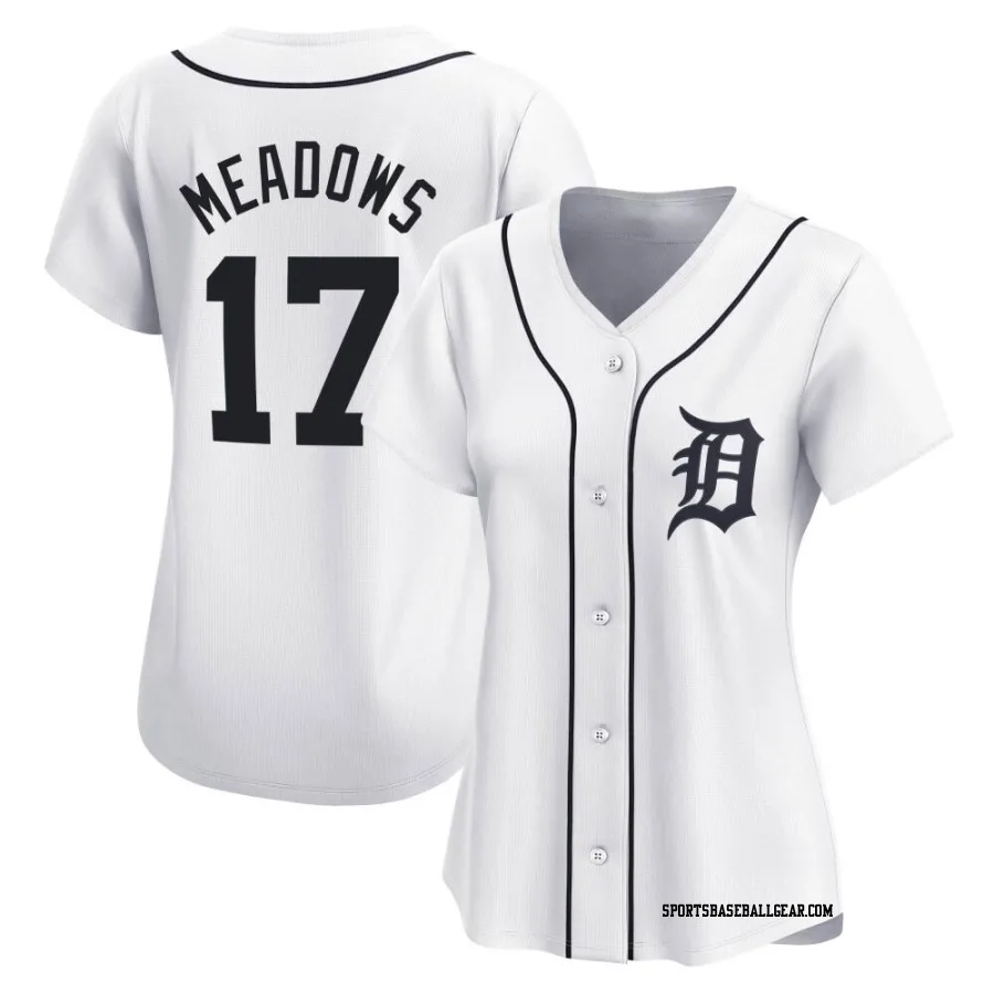 Austin Meadows Women's Detroit Tigers White Limited Home Jersey