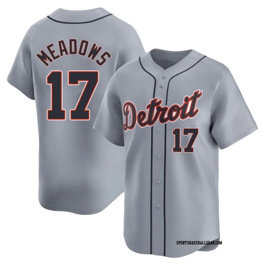 Austin Meadows Youth Detroit Tigers Gray Limited Road Jersey