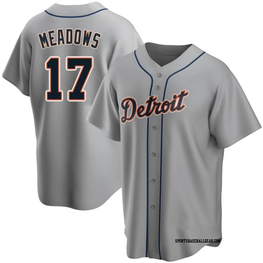 Austin Meadows Youth Detroit Tigers Gray Replica Road Jersey