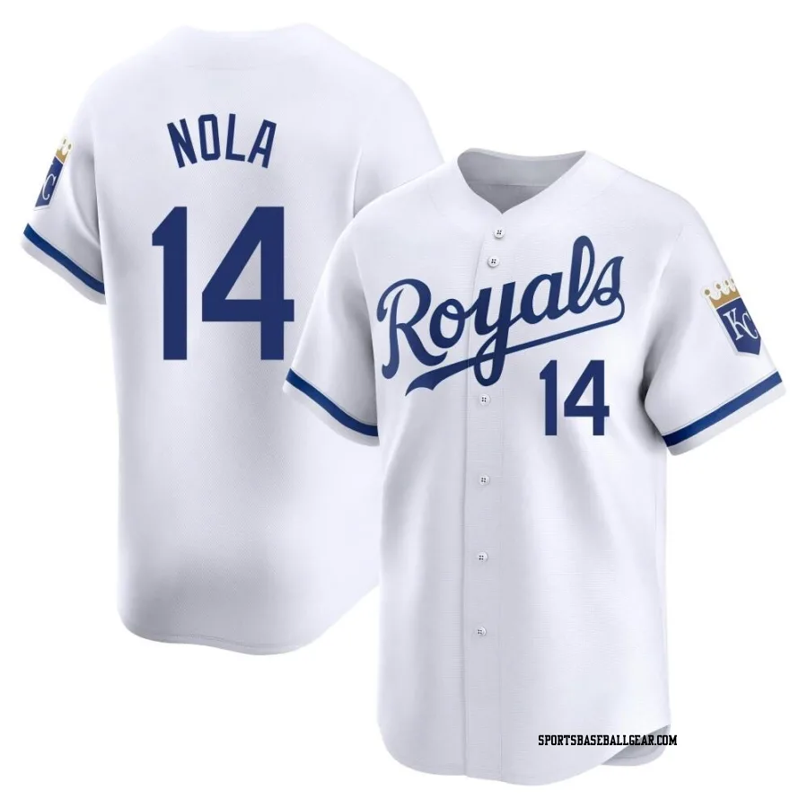 Austin Nola Men's Kansas City Royals White Limited Home Jersey