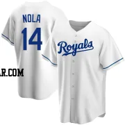 Austin Nola Men's Kansas City Royals White Replica Home Jersey