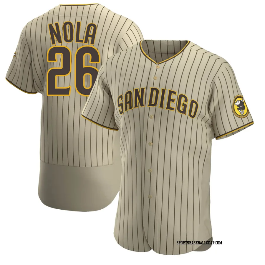 Austin Nola Men's San Diego Padres Tan/Brown Authentic Alternate Jersey