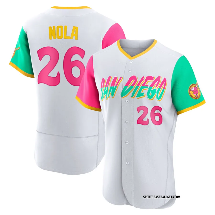 Austin Nola Men's San Diego Padres White Authentic 2022 City Connect Jersey