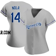 Austin Nola Women's Kansas City Royals Gray Authentic Road Jersey