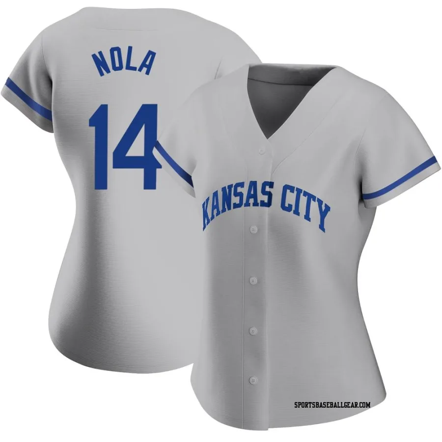 Austin Nola Women's Kansas City Royals Gray Replica 2022 Road Jersey