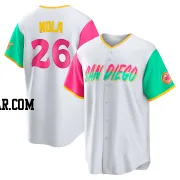 Austin Nola Youth San Diego Padres White Replica 2022 City Connect Jersey