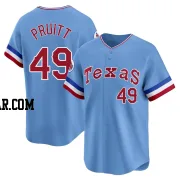 Austin Pruitt Men's Texas Rangers Light Blue Limited Cooperstown Collection Jersey